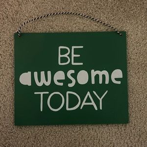 Classroom sign